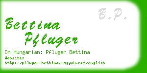 bettina pfluger business card